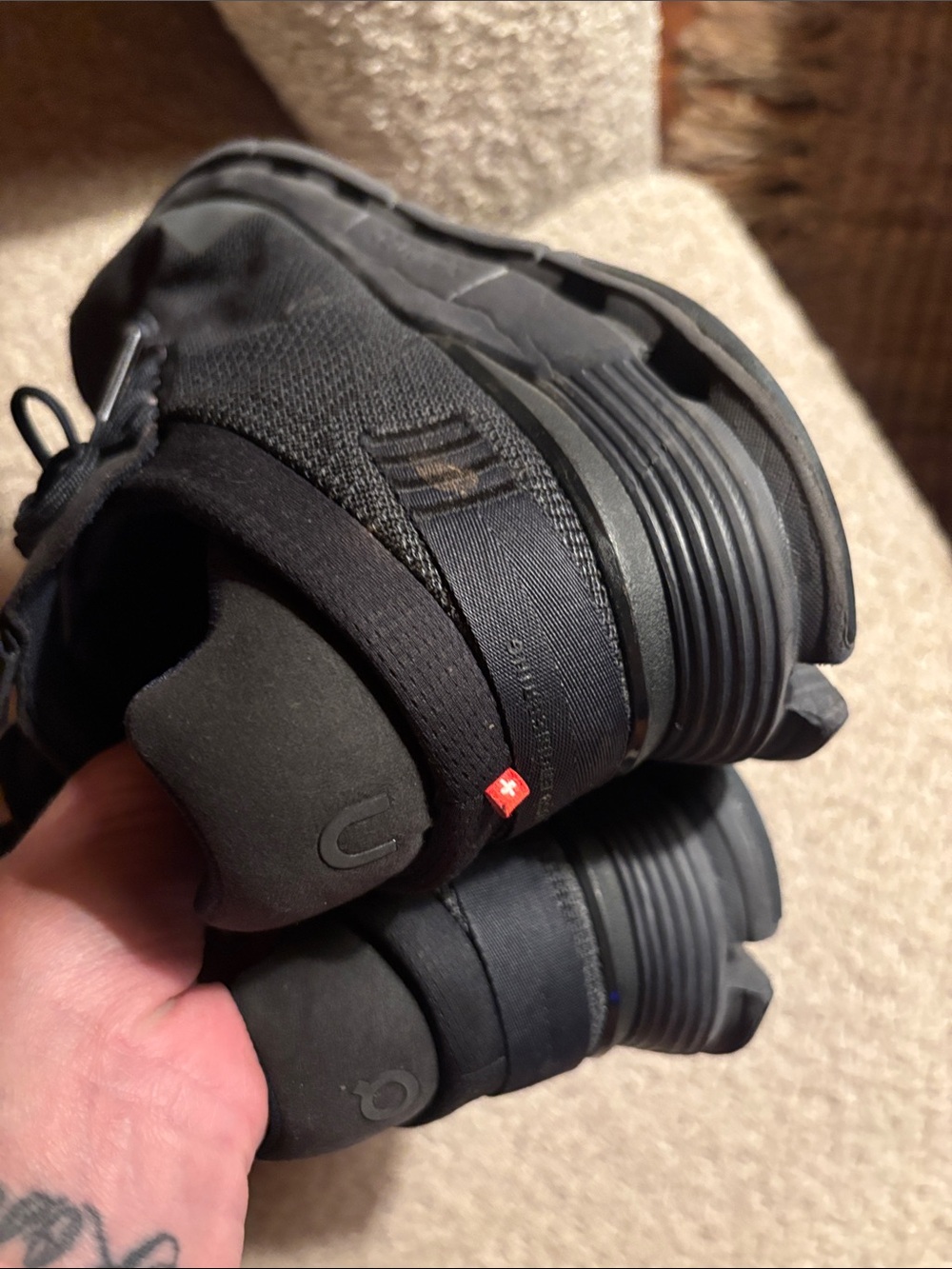On Running Black Men's Cloudnova Sneakers - Picture 4 of 15